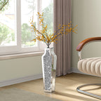 Grand vase de sol en diamant concassé