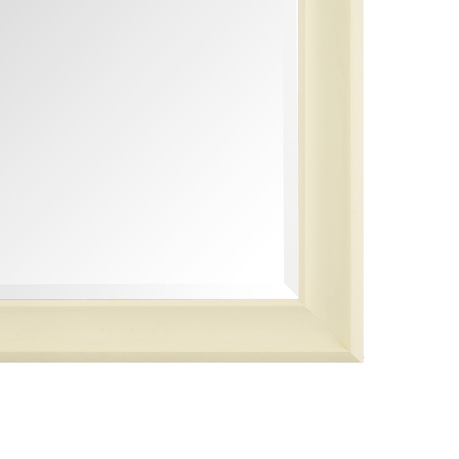 Grand miroir sur toute la surface, miroir surdimensionné, cadre en imitation bois lisse, miroir rectangulaire à suspendre au mur