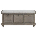 Le banc de rangement Arbakka de Gray Barn