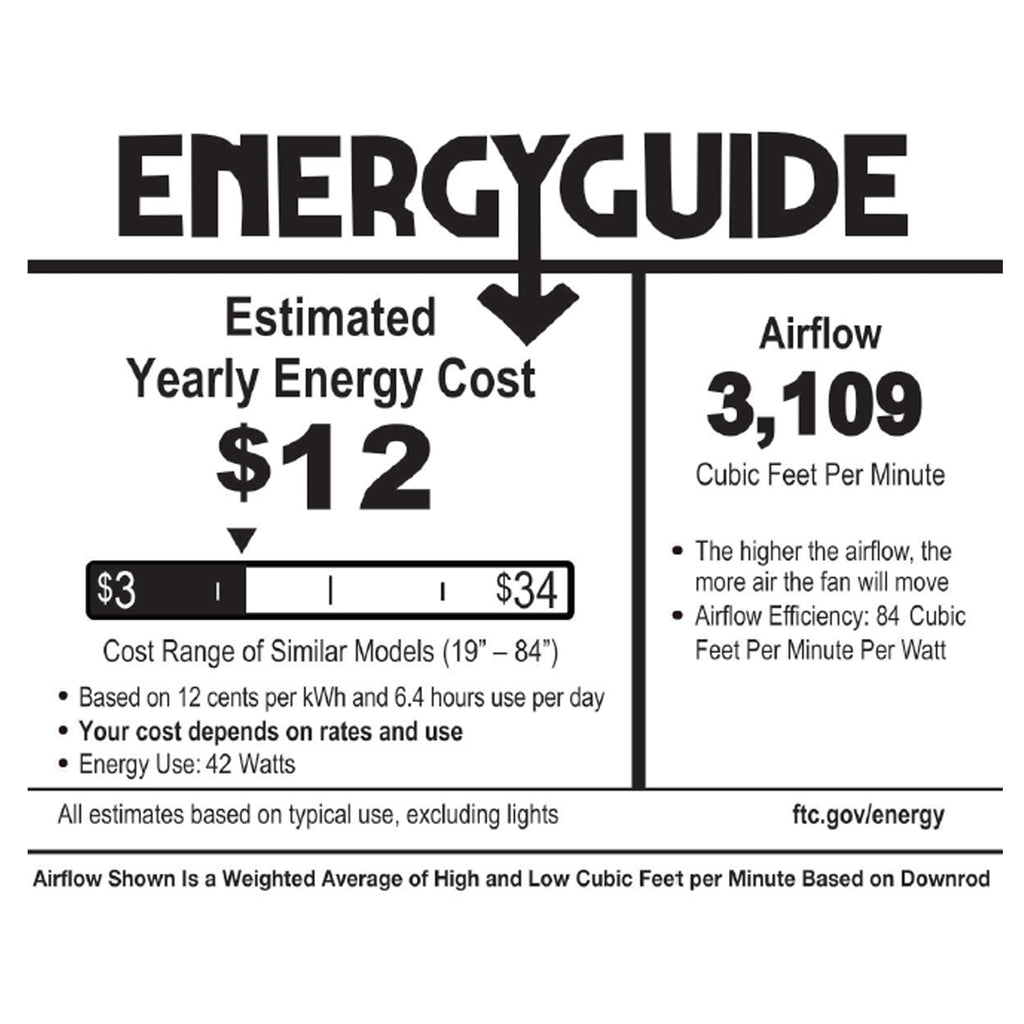 Ventilateur de plafond Halston en vitrail de style Tiffany - Épice - 52L x 52W x 19H - 52L x 52W x 19H