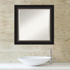 Beveled Bathroom Wall Mirror - Trio Oil Rubbed Bronze Frame - Trio Oil Rubbed Bronze