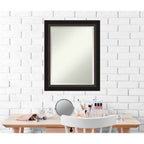 Beveled Bathroom Wall Mirror - Trio Oil Rubbed Bronze Frame - Trio Oil Rubbed Bronze