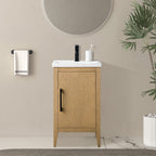 Meuble-lavabo simple Vanity Art 20, 24 ou 30 avec dessus en céramique