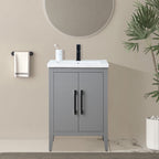 Meuble-lavabo simple Vanity Art 20, 24 ou 30 avec dessus en céramique
