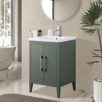 Meuble-lavabo simple Vanity Art 20, 24 ou 30 avec dessus en céramique