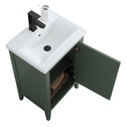 Meuble-lavabo simple Vanity Art 20, 24 ou 30 avec dessus en céramique