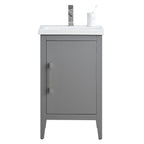 Meuble-lavabo simple Vanity Art 20, 24 ou 30 avec dessus en céramique