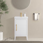 Meuble-lavabo simple Vanity Art 20, 24 ou 30 avec dessus en céramique