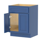 Meuble-lavabo simple en bois massif de 24 pouces de Vanity Art