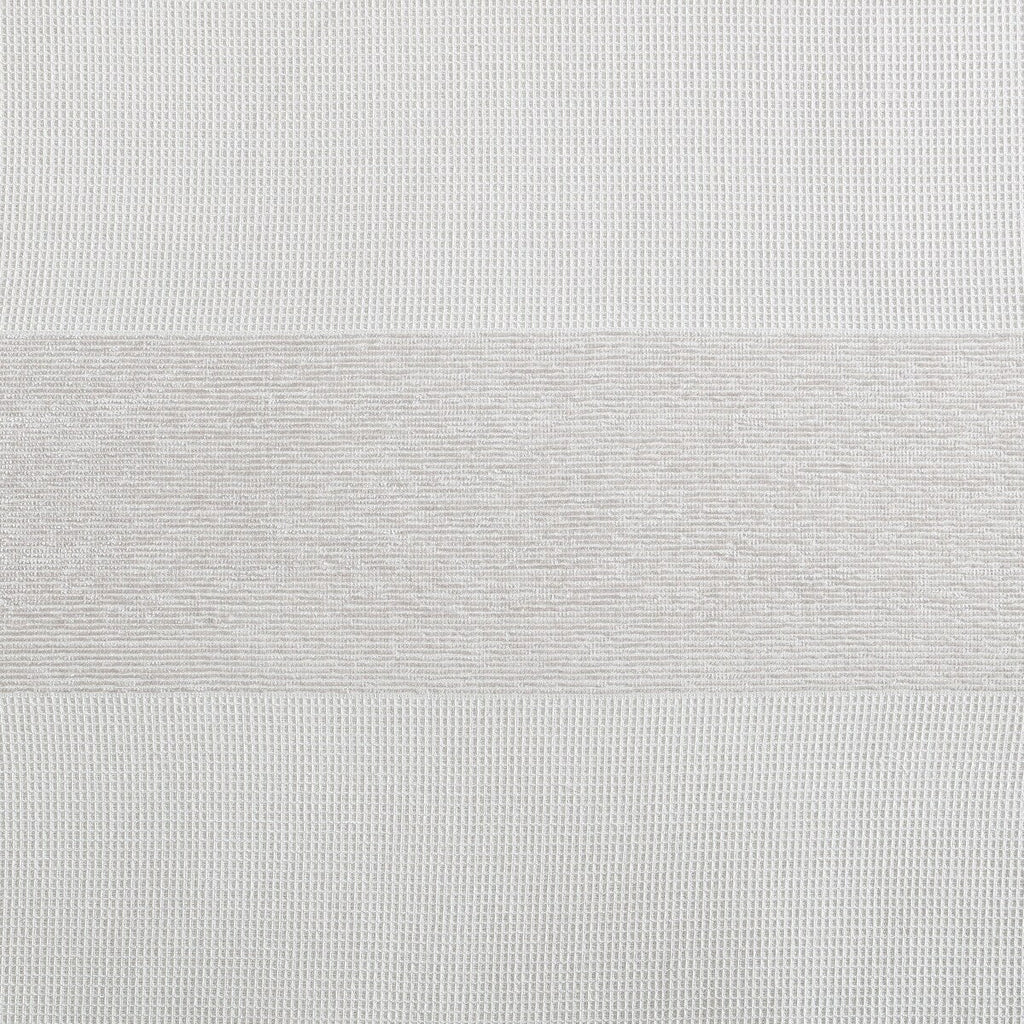 Parure de couette Vera Wang en chenille gaufrée beige à rayures