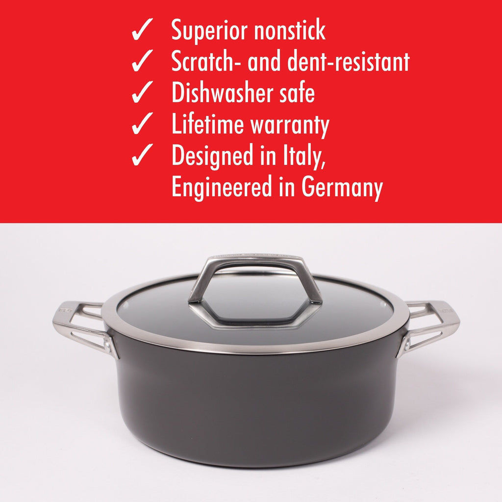 Cocotte antiadhésive en aluminium anodisé dur ZWILLING Motion