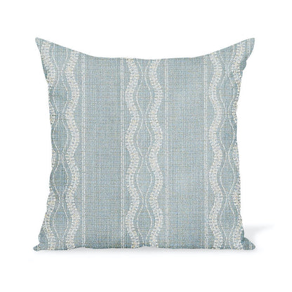 Coussin d'extérieur Peter Dunham Textiles Zanzibar en lagon