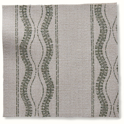 Pouf intérieur/extérieur en Peter Dunham Textiles Zanzibar Naturel/Mousse