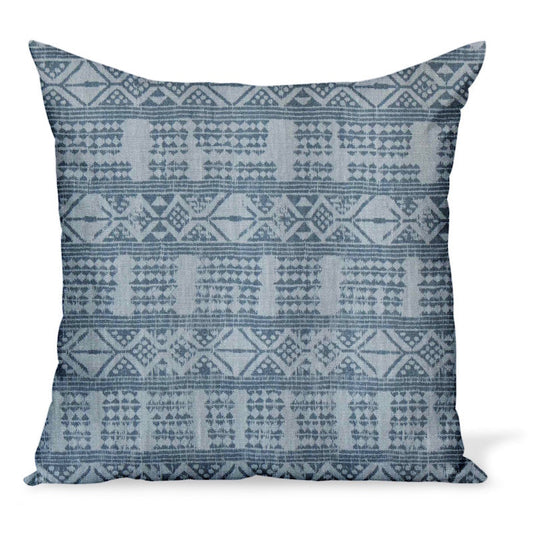 Coussin Addis in Mist/Blue de Peter Dunham Textiles 