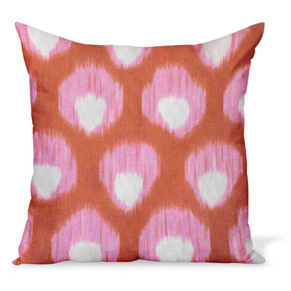Coussin Boukhara rose/orange de Peter Dunham Textiles 
