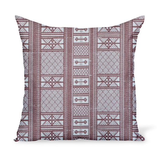 Coussin d'extérieur Masai rouge Peter Dunham Textiles