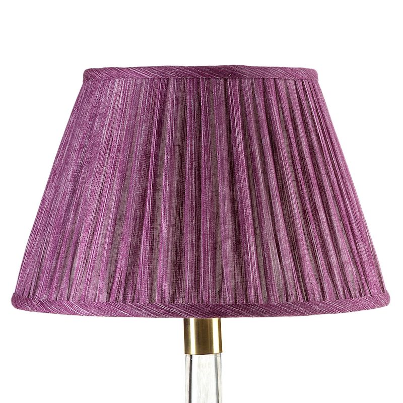 Abat-jour Fermoie en Dos à la Plaine Fuchsia
