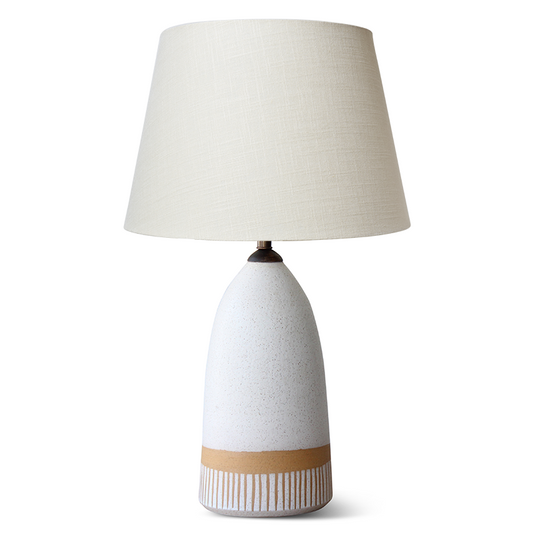Lampe conique blanche Marfa de Natan Moss